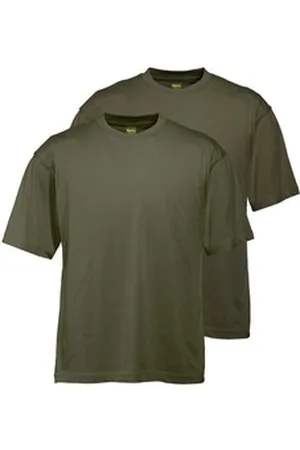 Wald & Forst T-Shirt T-Shirts 2er-Pack grün 3XL