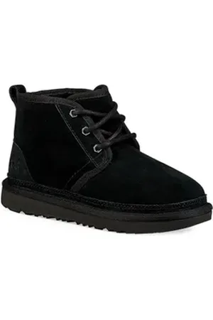 UGG UGG K NEUMEL II Schnürboots, Chukka Boot, Freizeitschuh, Winterstiefel mit Warmfutter schwarz 31 EU