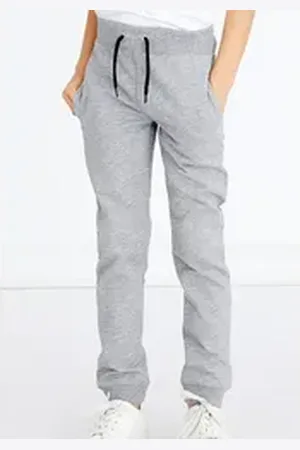 NAME IT Sweathose NKMSWEAT PANT BRU NOOS grau 92