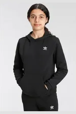 adidas Originals Kapuzensweatshirt HOODIE schwarz 152