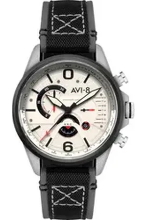 Avi-8 Quarzuhr AV-4056-07 Herrenuhr Hawker Harrier Dual Retrograde Chronograph AV-4056-07 Herrenuhr Hawker Harrier Dual Retrograde Chronograph 44mm 5ATM