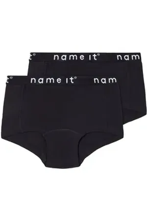 NAME IT Hipster NKFHIPSTER 2P (Packung, 2-St) schwarz 116
