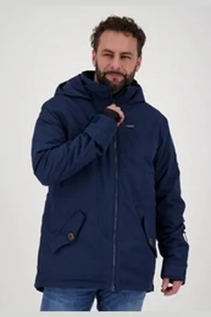 CNSRD Funktionsparka FELIX CS PARKA mit hochschließendem Kragen und Kapuze blau XXL