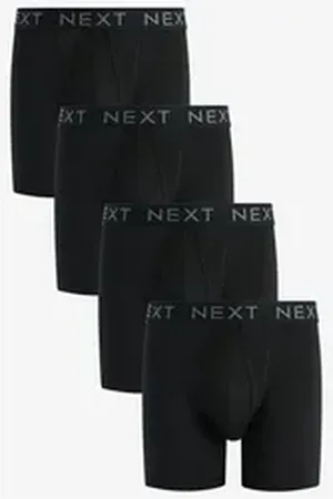 Next Boxershorts 4er-Pack Sport-Unterhosen, A-Front (4-St) schwarz XXL