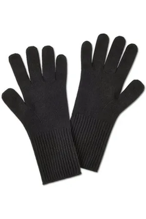 Falke Strickhandschuhe (1-St) aus reinem Kaschmir schwarz