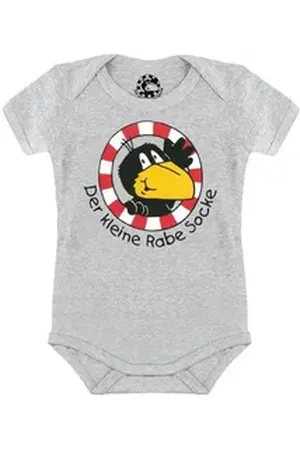 LOGOSHIRT Body Der kleine Rabe Socke - Rettungsring mit lizenziertem Print grau 62/68