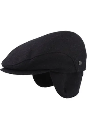 Bugatti Schiebermütze einfarbig mit Ohrenschutz und Windstopper blau 55