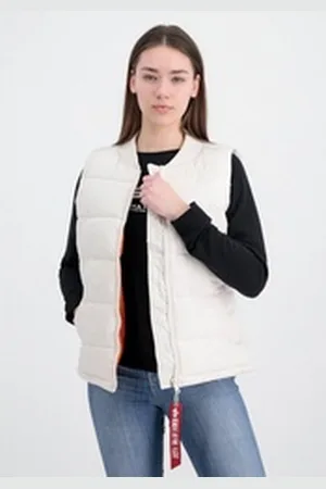 Alpha Industries Blouson Women - Vests Puffer Vest Women weiß S