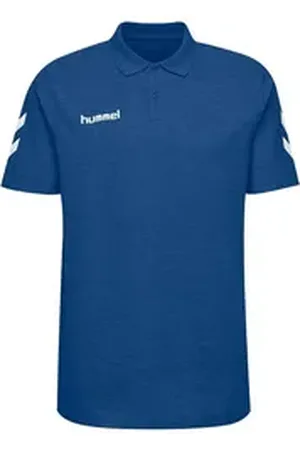 Hummel Poloshirt Cotton Poloshirt Kids F9001 Polos Kinder Baumwolle blau 16 (176)
