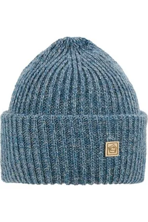 E9 Fleecemütze Mütze Rais blau|grau