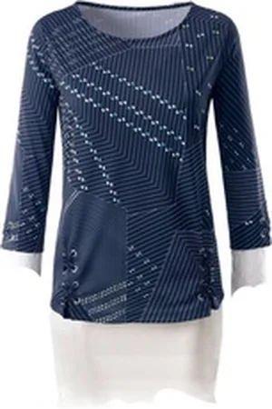 Ambria Witt T-Shirt Print-Shirt blau 36