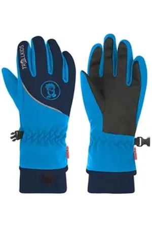 TROLLKIDS Skihandschuhe Trolltunga Wasserabweisend blau 4,5