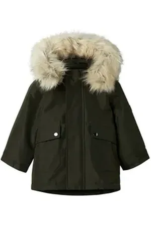 NAME IT Parka NMMMILLO PARKA JACKET LONG FO NOOS grün 86