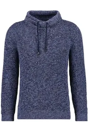 Ragman Rollkragenpullover blau 54