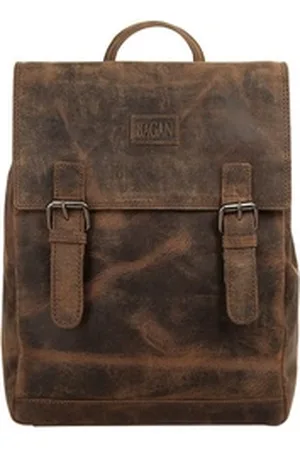 Bagan Cityrucksack, echt Leder braun