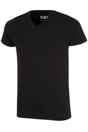 G.O.L. T-Shirt Boys-V-Neck-T-Shirt (1-tlg) körpernaher Schnitt schwarz 146/152