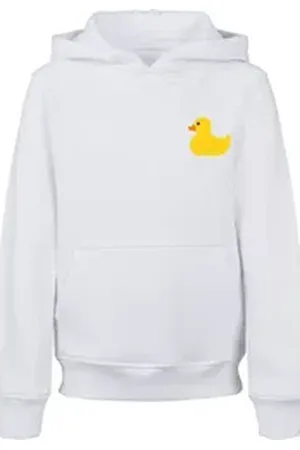 F4NT4STIC Kapuzenpullover Yellow Rubber Duck UNISEX HOODIE Print weiß 122/128