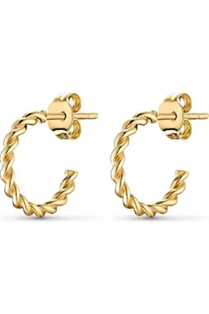 GUIA Paar Creolen Damen-Creolen (Paar) gelb|goldfarben