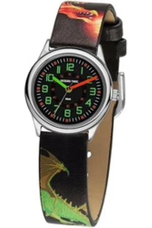 JACQUES FAREL Quarzuhr Dinosaurieruhr, HCC 333, Armbanduhr, Kinderuhr, ideal auch als Geschenk, mit Dinosauriermotiv bunt