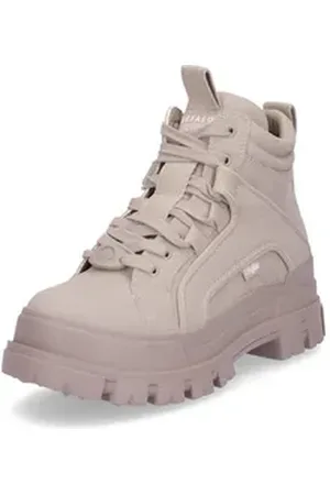 Buffalo Damen Schnürboot Aspha NC Mid mauve Schnürboots beige 37 EU