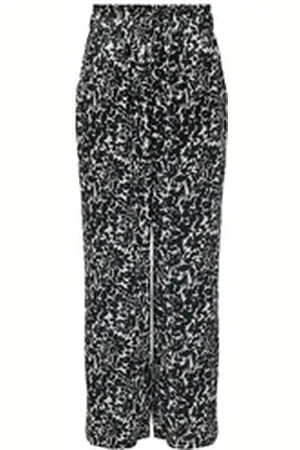 JACQUELINE DE YONG Stoffhose Elegante Stoffhose High Waist Pants JDYFIFI JDYFIFI BEATRICE HW WIDE PANT WVN schwarz XS