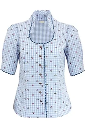 Trachtenland Trachtenbluse Pierre Marcel Damen Blümchen Trachtenbluse Amelie 32