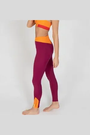 Bodyguard Leggings Tight-Falmouth farblich abgesetzter Bund rot 36