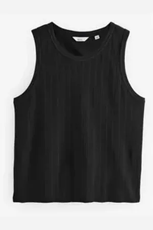 Next Shirttop Strukturiertes Top (1-tlg) schwarz Small