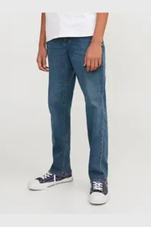 JACK & JONES Junior Regular-fit-Jeans JJICLARK JJORIG STRETCH SQ 223 NOOS JNR blau 164