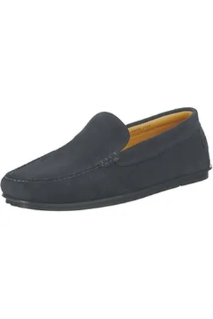 GANT Boery Mokassin Slipper, Loafer, Autofahrer Schuh mit Lederinnensohle blau 40 EU