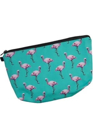 cosey Kosmetiktasche Make-up Tasche, Schminktasche und Kulturbeutel – Flamingo Design