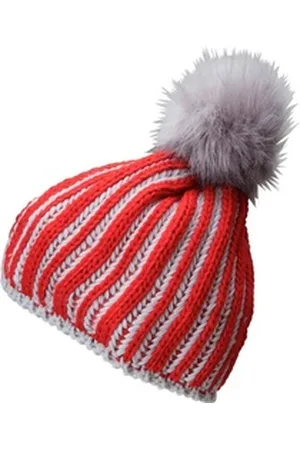 Myrtle Beach Strickmütze Damen Wintermütze für die kalte Jahreszeit MB7107 Innenseite mit Fleeceband rot
