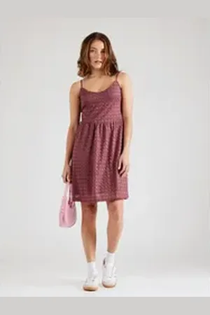 ONLY Cocktailkleid ONLPATRICIA (1-tlg) Spitze rosa S