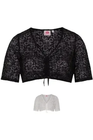 SPIETH & WENSKY Dirndlbluse Duft-Dirndlbluse Duft Dirndlbluse Trachtenbluse Trachtenmode schwarz 44/2XL