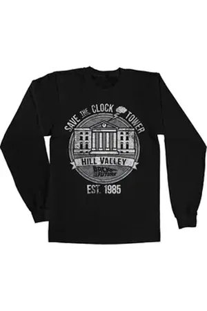 Back To The Future Longsleeve schwarz XL