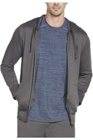 Skechers Hoodie Apparel GOknit Pique Full Zip Hoodie grau L