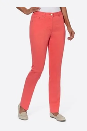 WITT WEIDEN Bequeme Jeans Gerade Jeans rot 25