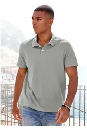beachtime Poloshirt Kurzarm, Shirt mit Polokragen, Baumwoll-Piquè grau XXL (60/62)