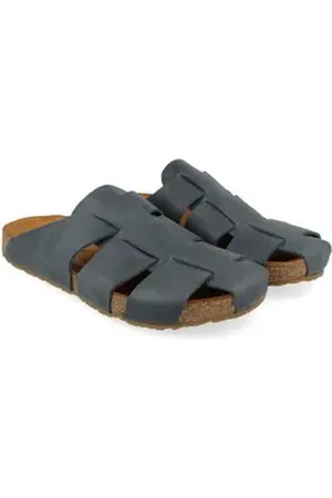 Haflinger Bio Pius Sommer Sandale Hausschuh Slipper unisex Hausschuh blau 44 EU