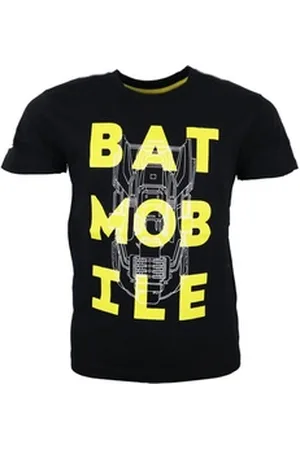 Batman DC Comics Print-Shirt DC Batmobile Kinder Jungen T-Shirt Gr. 104 bis 134, 100% Baumwolle schwarz 128