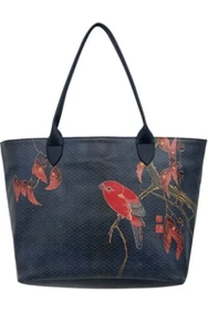 Dogo Weekender Damen Weekender Like A Bird Vegan Damen Handtaschen (Fashion), Vegan blau