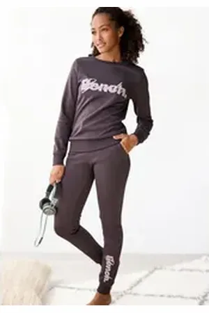 Bench Sweatpants mit Logodruck und Stickerei, Loungewear braun 32/34