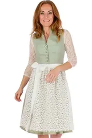 Alpenfee Dirndl Midi Dirndl 2tlg. - XARA - pistazie 42