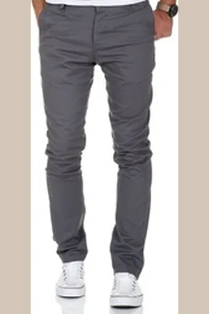 amaci Chinohose ATLANTA Slim Fit Chino mit Stretch grau W38/L30