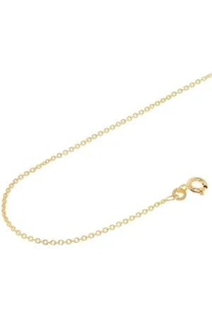 Acalee Kette ohne Anhänger 333 Gold / 8 Karat Anker-Kette 1,5 mm goldfarben 60 cm