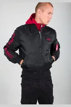 Alpha Industries Bomberjacke MA-1 D-TEC SE schwarz M