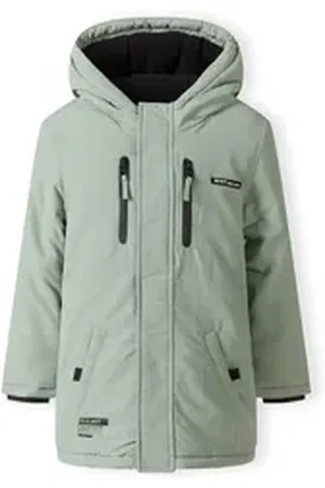 Minoti Parka Gefütterte Jacke mit Teddyfütter (9m-8y) grau 116-122cm
