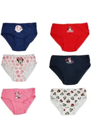 Disney Slip Minnie Maus 6er Pack Slips Kinder Mädchen Unterwäsche (6-St) Gr. 104 bis 134 bunt 128/134