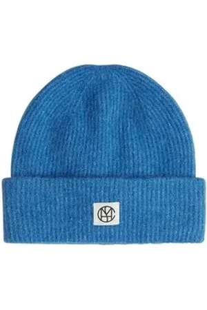 Moss Copenhagen Beanie Damen Strickmütze MSCHHOPE ICON BEANIE blau