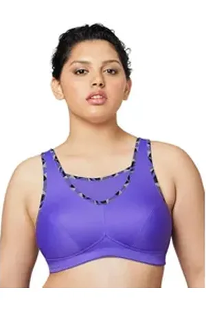 Glamorise Bügelloser BH Sport Bustier lila 110